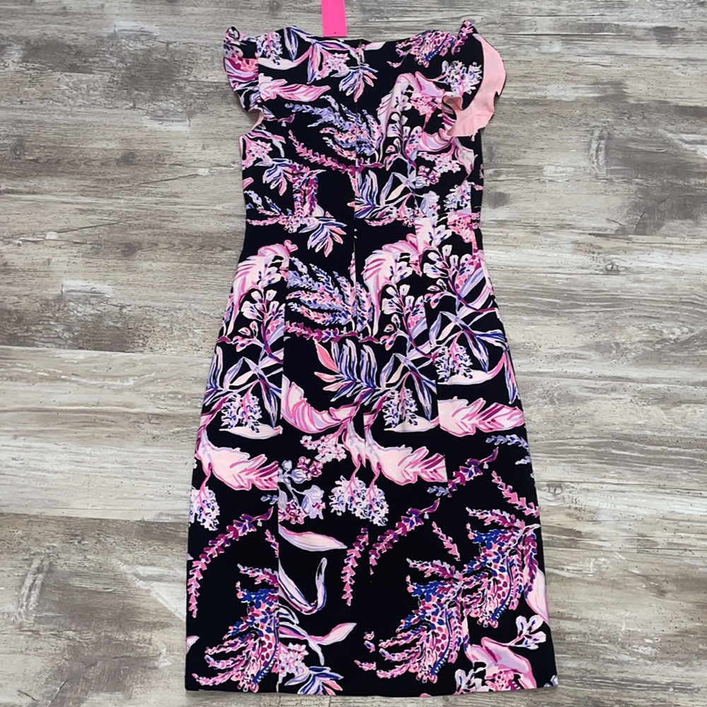 Lilly Pulitzer-Mina Floral Print Ruffle - Picture 11 of 13